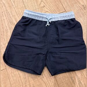Navy Shorts with Light Blue Waistband Quick Dry